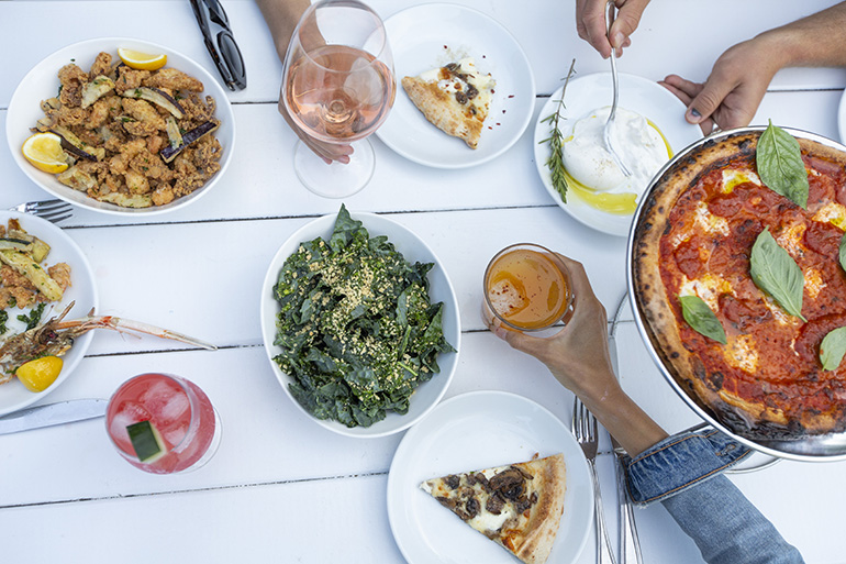 A bevy of Moby's dishes, Photo: Erica GannettA bevy of Moby's dishes, Photo: Erica Gannett