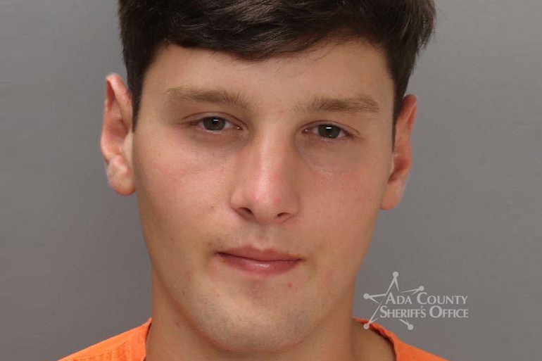 Kyle Kelly of Hampton Bays has been charged with involuntary manslaughter in the shooting death of his friend and fellow Boise State University student Robert “Bobby” Skinner. Photo Courtesy Ada County Sheriff’s Office