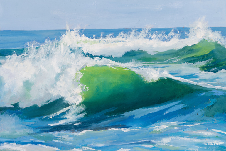 Casey Chalem Anderson's "Merging Waves," used as the cover of the August 14, 2020 issue