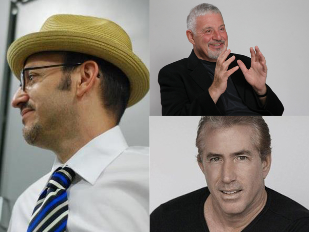 Clockwise from Left: Will Pomerantz, Paul Hecht, Scott Baker