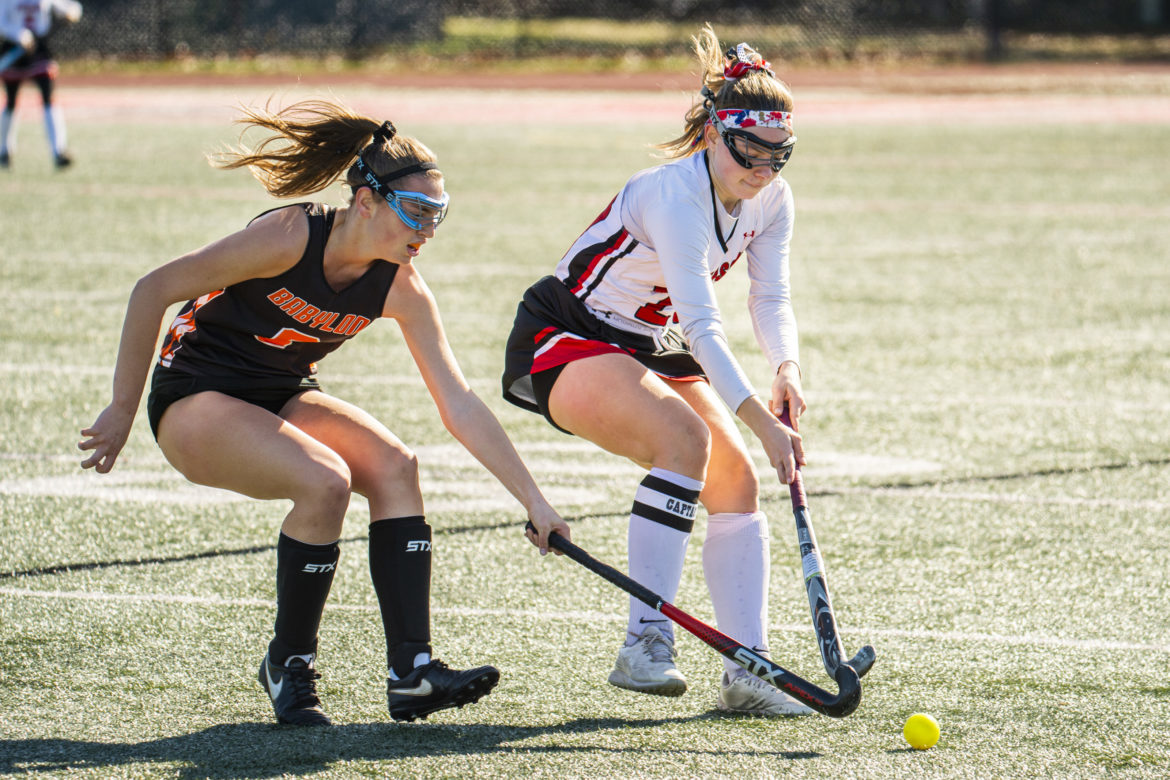 Medford, NY - 11/2/19 - Pierson Field Hockey v Babylon in Medford, NY November 2, 2019. (Photo by Gordon M. Grant)