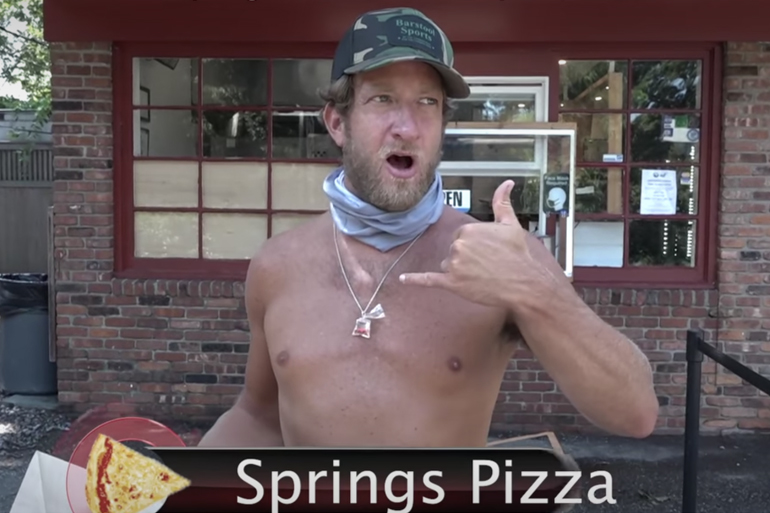Dave Portnoy reviewing Springs Pizza