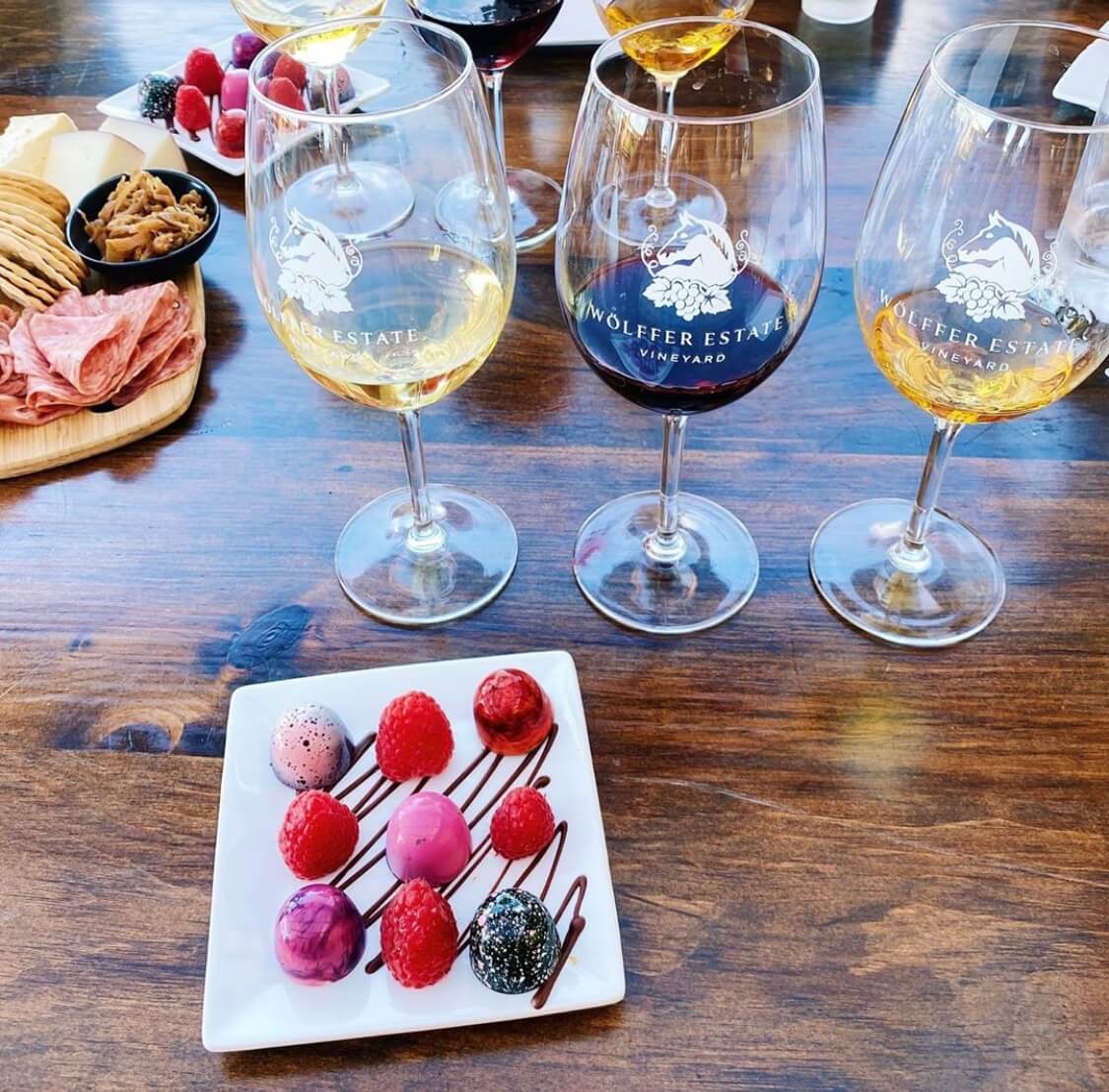 Wölffer Estate Vineyard's chocolate pairings