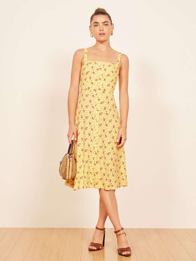 reformation zinnia dress