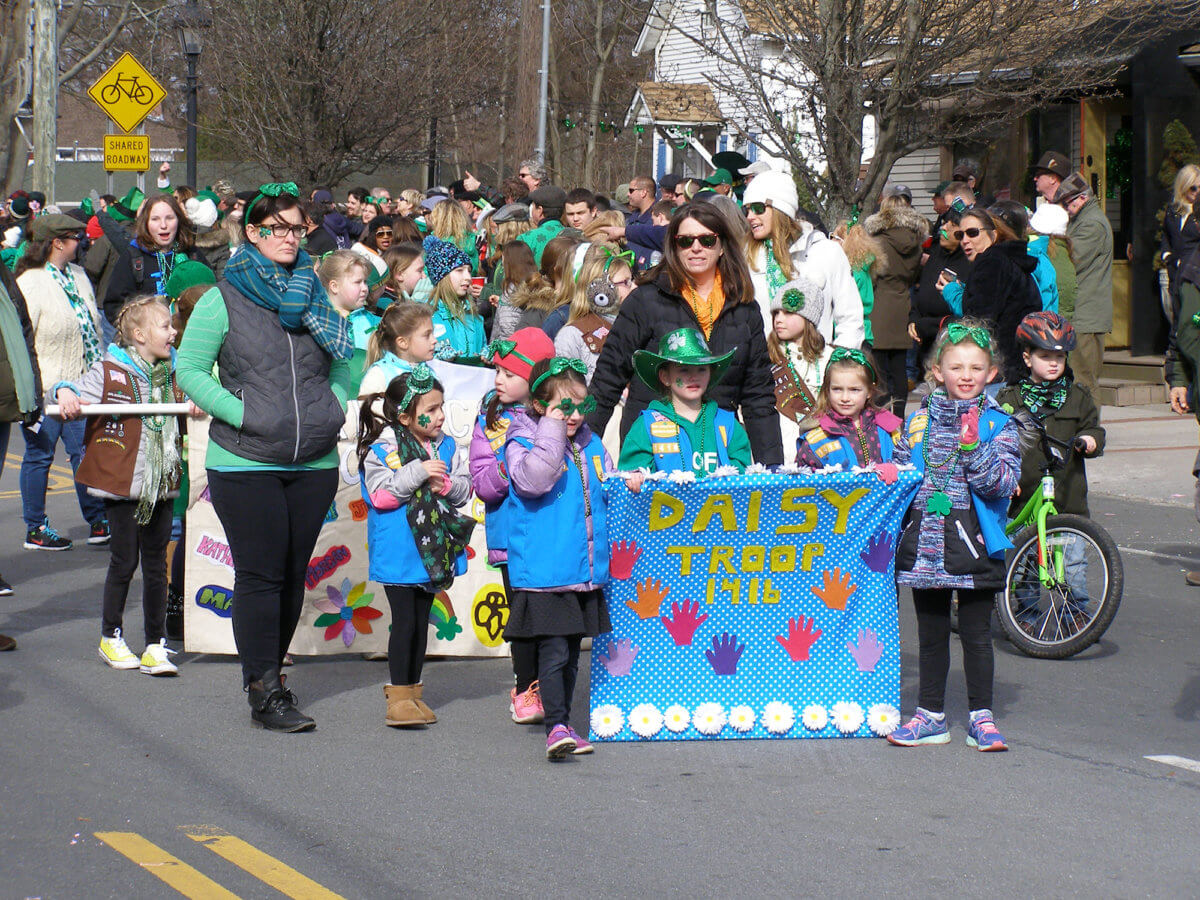 The North Fork Chamber of Commerce and the Cutchogue Fire Department celebrated the Emerald Isle on Saturday, with their 14th annual St. Patrick’s Day parade. Kilts and bagpipes, drums and uniforms, and even a marching pig were the order of the day.
