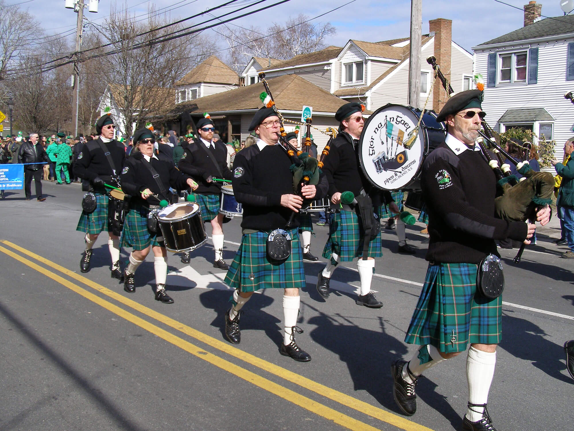 The North Fork Chamber of Commerce and the Cutchogue Fire Department celebrated the Emerald Isle on Saturday, with their 14th annual St. Patrick’s Day parade. Kilts and bagpipes, drums and uniforms, and even a marching pig were the order of the day.