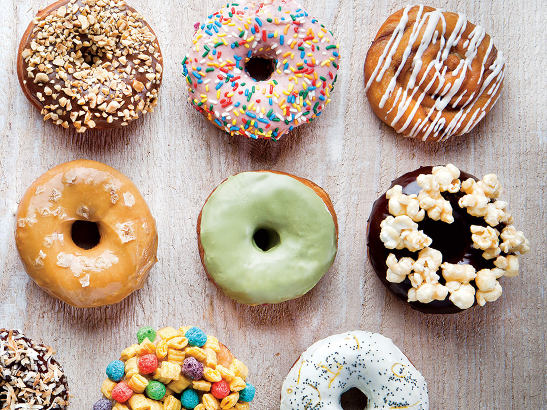 Doughnuts from Grindstone Coffee & Donuts