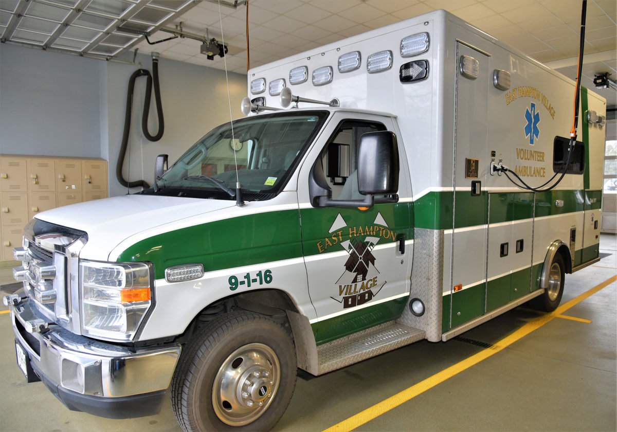 East Hampton Village ambulance