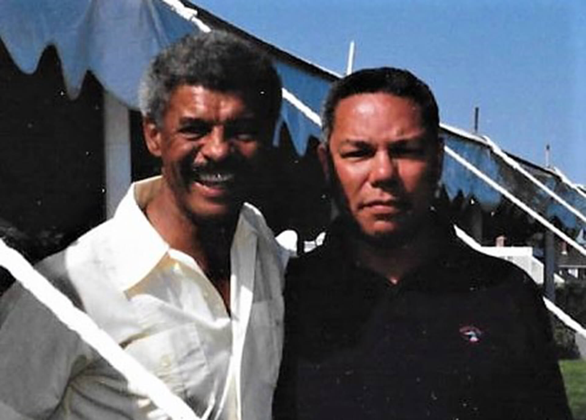 William Pickens III with Colin Powell