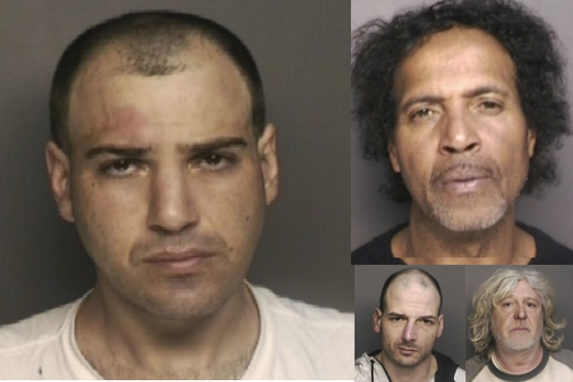 Clockwise from left. Joshua Georges, Jerome Trent, Mitchell Stromski, Anthony Mincieli.