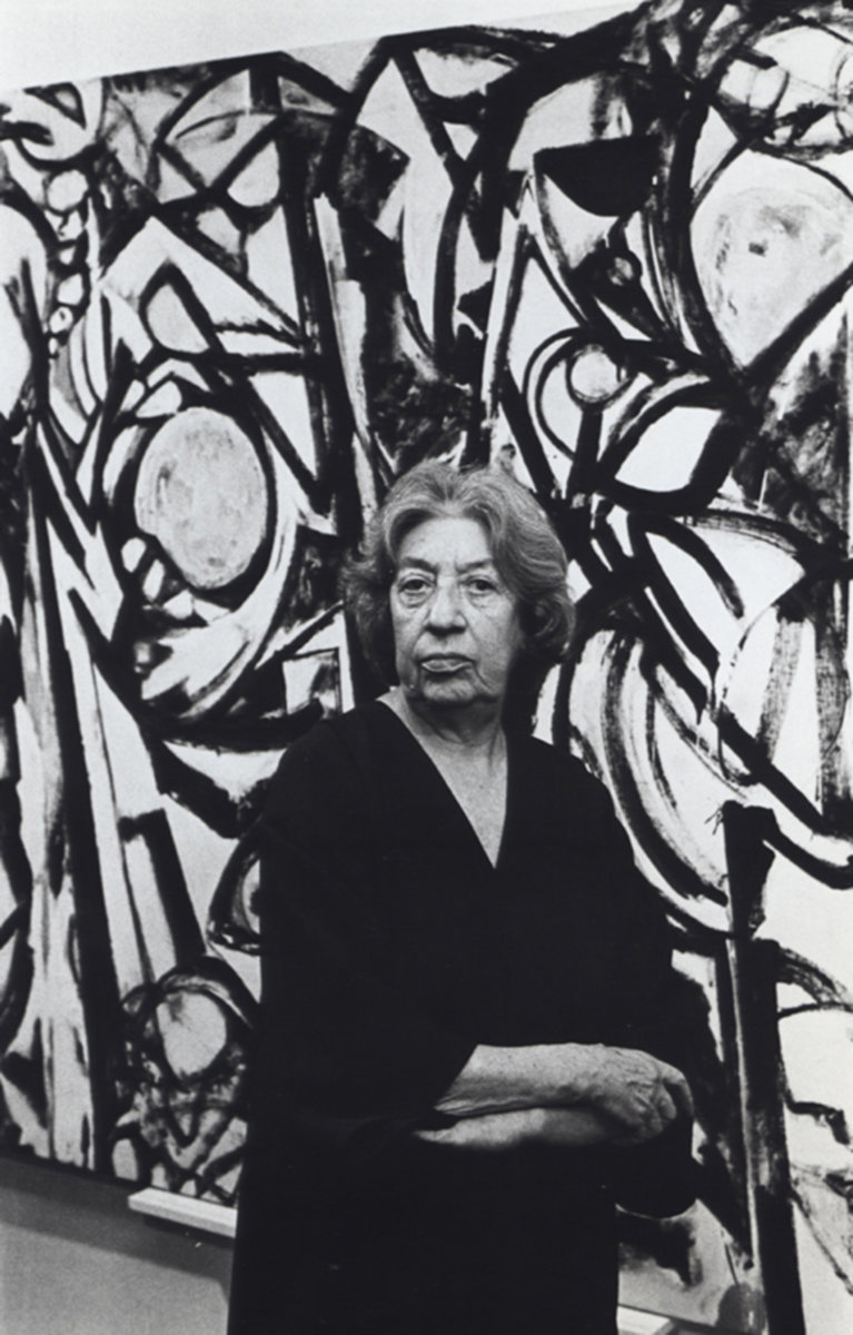 Fred McDarrah's portrait of Lee Krasner in new exhibit at the Parrish.