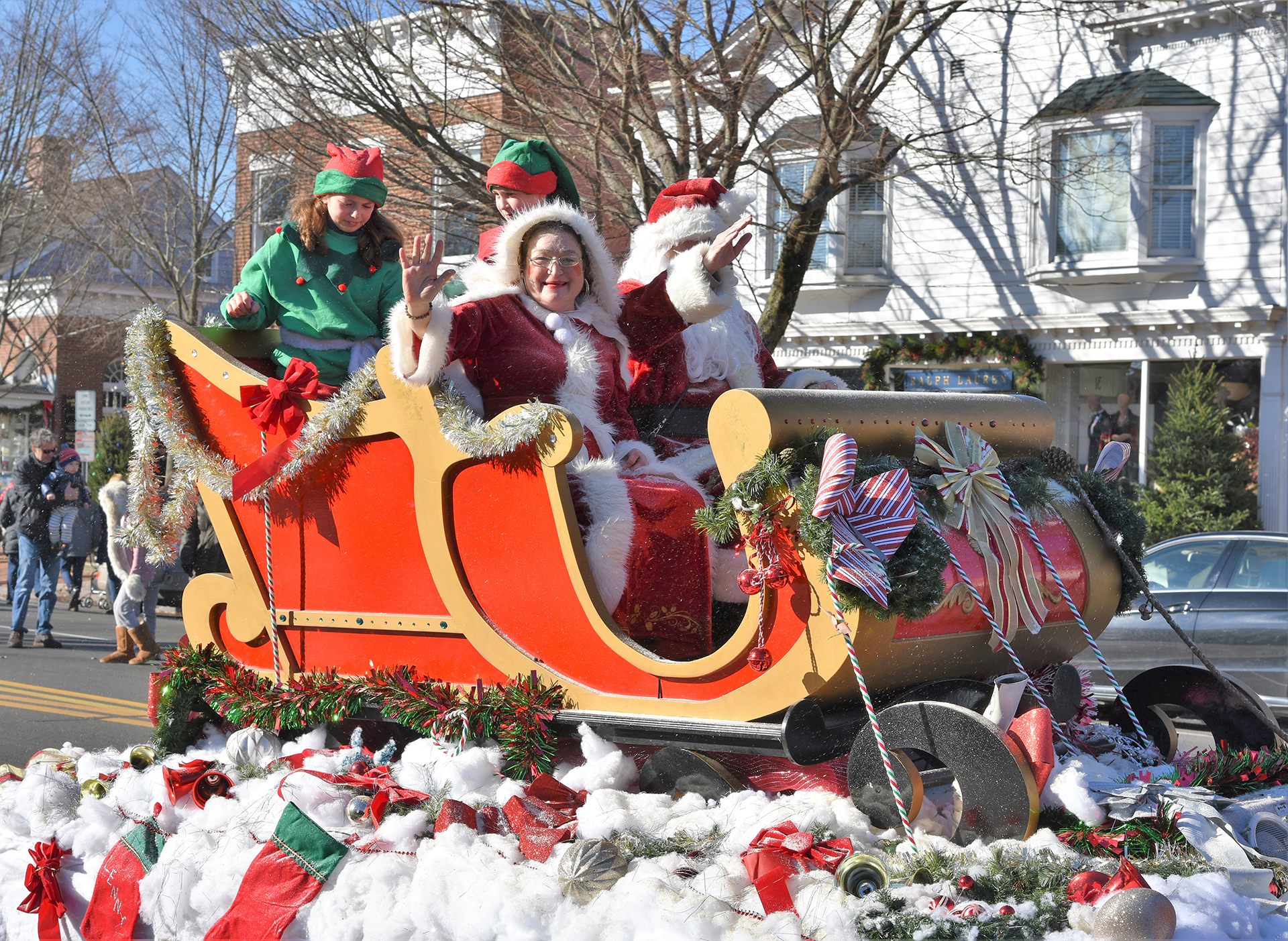 The East Hampton Santa Parade is one of the village's most anticipated Hamptons holiday events of the year.