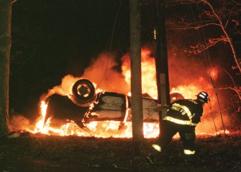 Independent/Gordon M.Independent/Gordon M. Grant, Courtesy Suffolk County District Attorney The scene of the 1999 firey crash, and mug shots then and now.