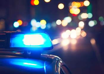 Police car on the street