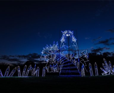 Ice Palace at the Riverhead Holiday Light Show is fiun for adults and kids, the whole family