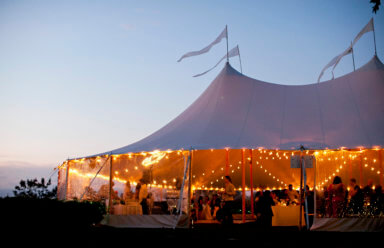 Sperry Tents Hamptons can create a tented dream wedding