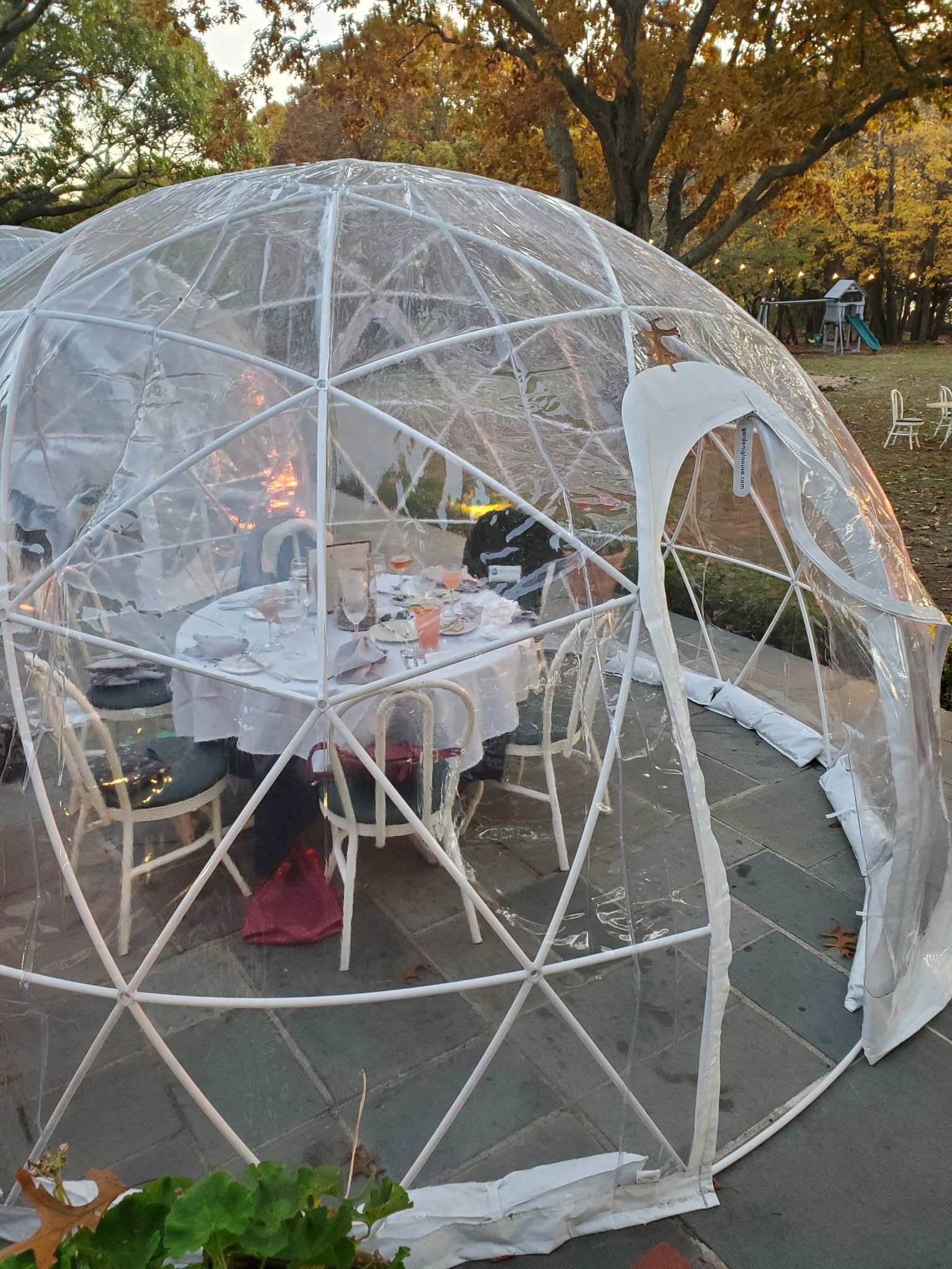 A cozy igloo at Ram's Head Inn. Photo: Mega Taylor