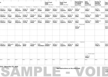 Courtesy Suffolk County Board of Elections
