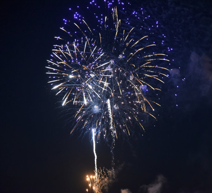 The Clamshell Foundation July 4 fireworks display in East Hampton