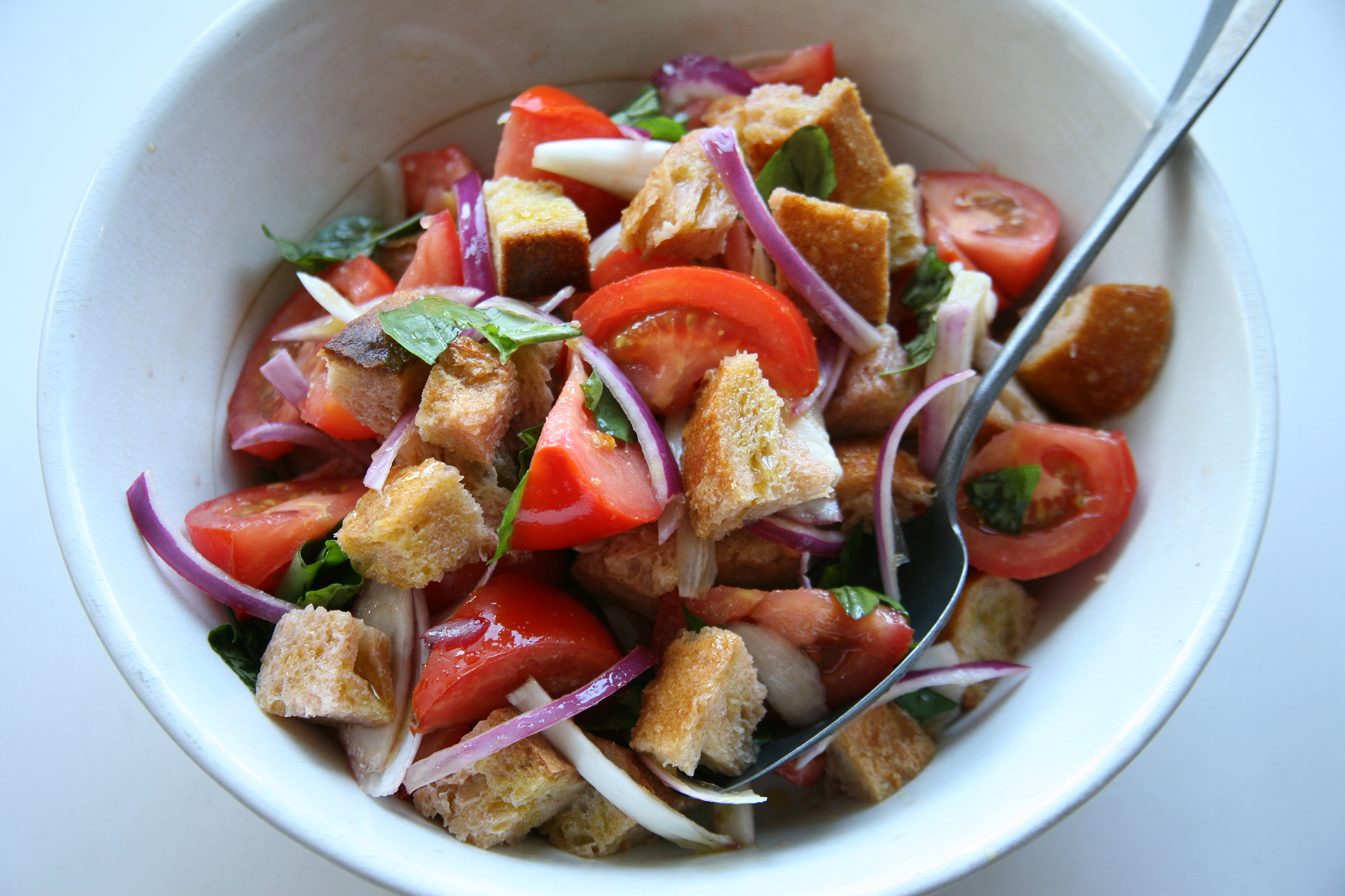 Felidia’s Tomato and Bread Salad Dan’s Papers