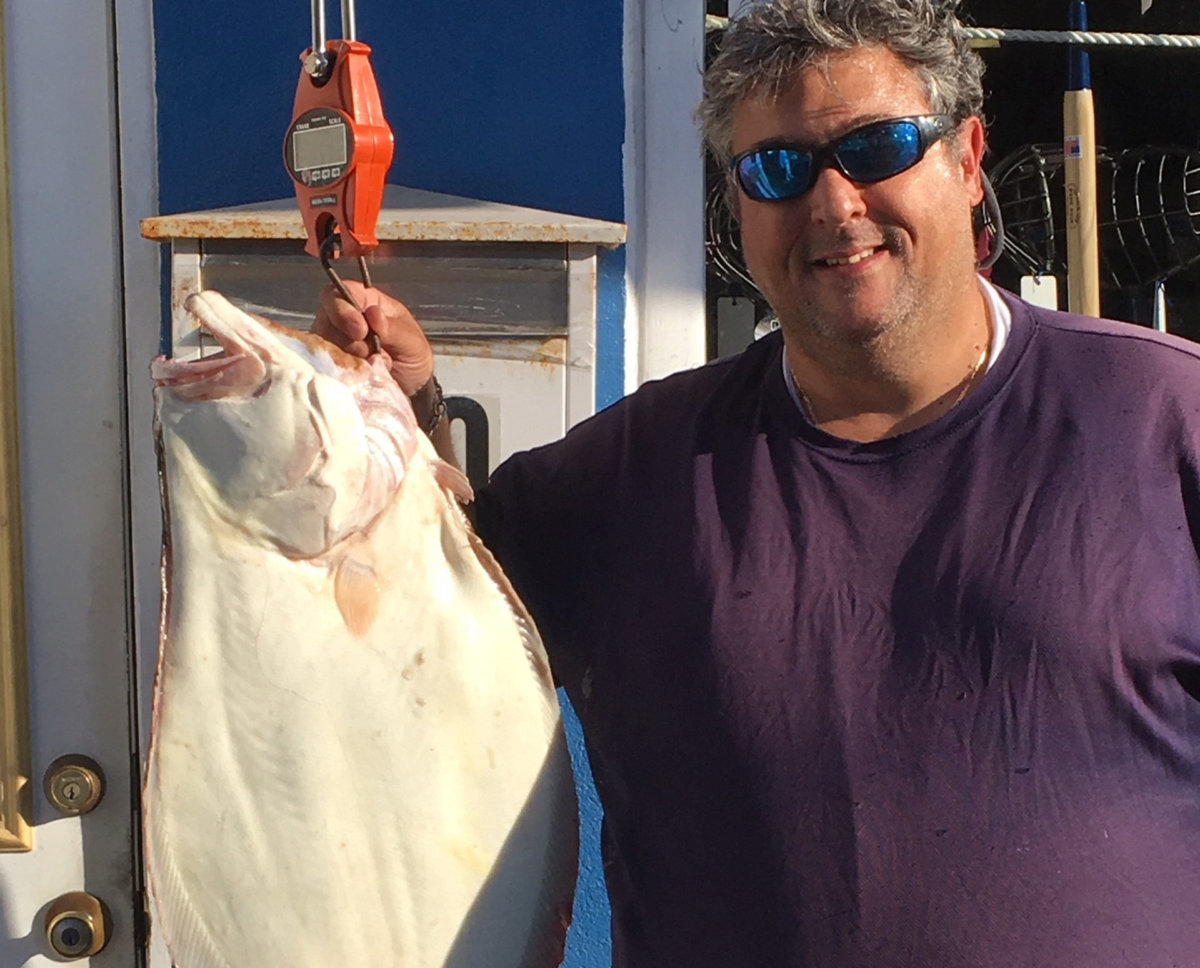 A 13.3-pound fluke was caught August 11 outside of Shinnecock Bay by East End Bait & Tackle customer Mike.