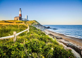 Lighthouse at Montauk point, Long Islans