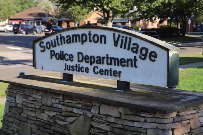 Southampton Village Police Department sign SVPD