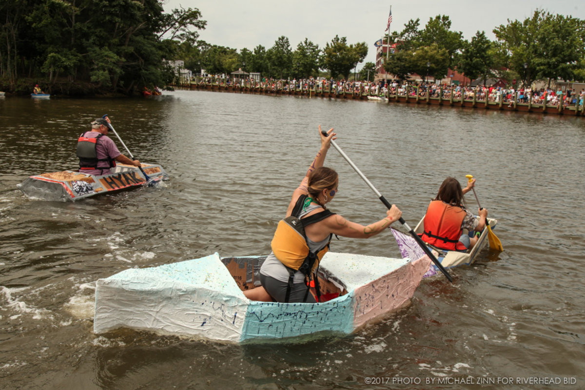 2017 Riverhead Cardboard Boat Race