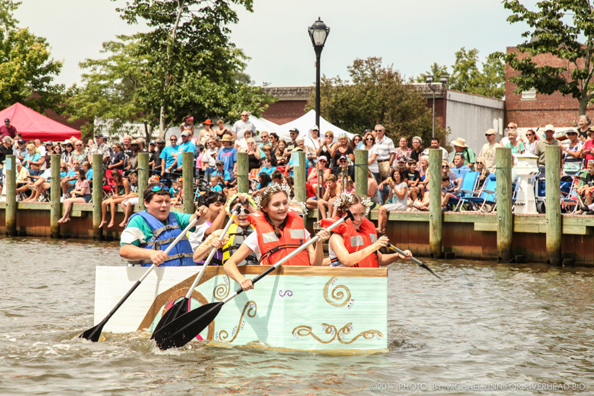 Past Riverhead cardboard boat race