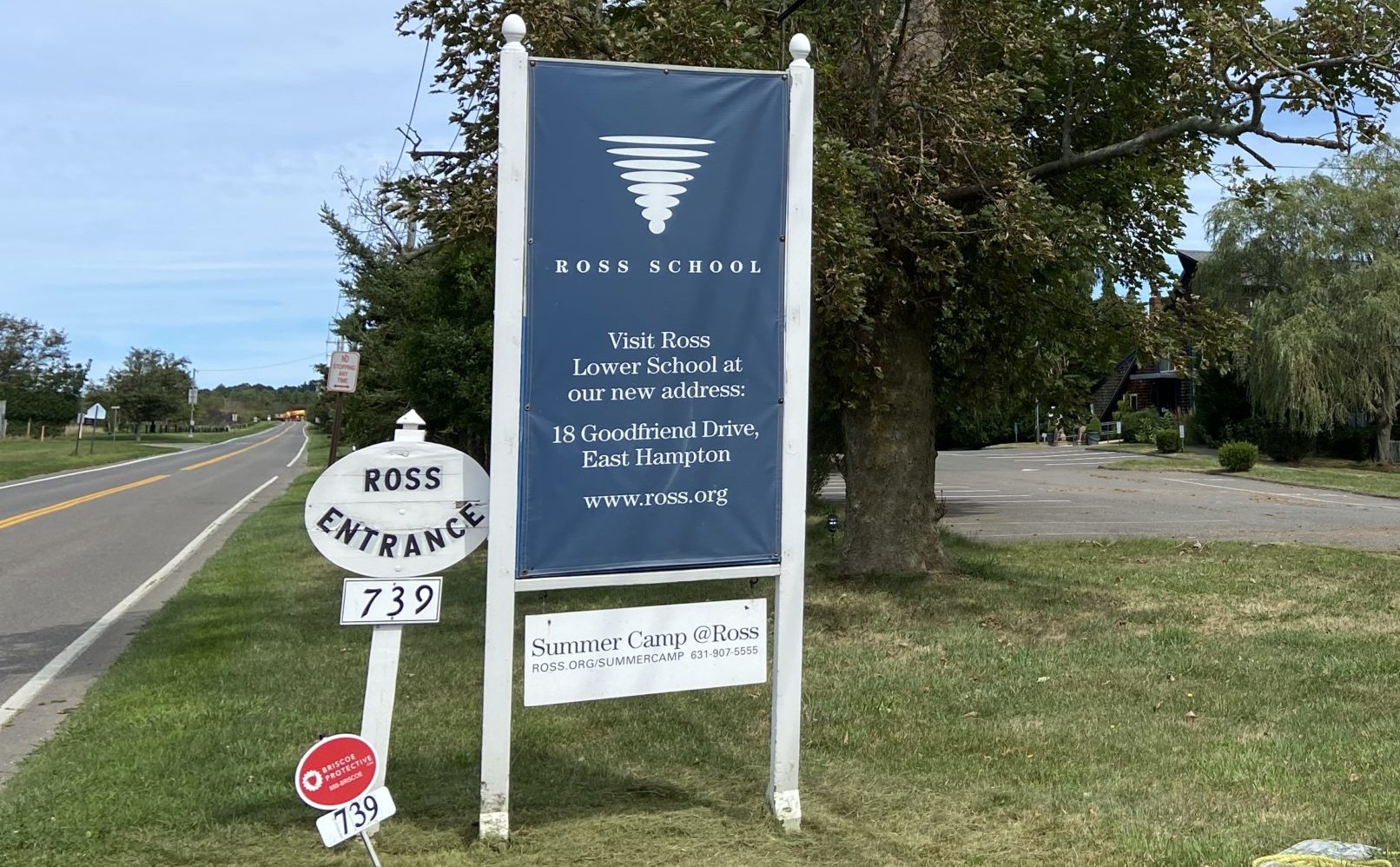 Ross School's Bridgehampton campus on Butter Lane