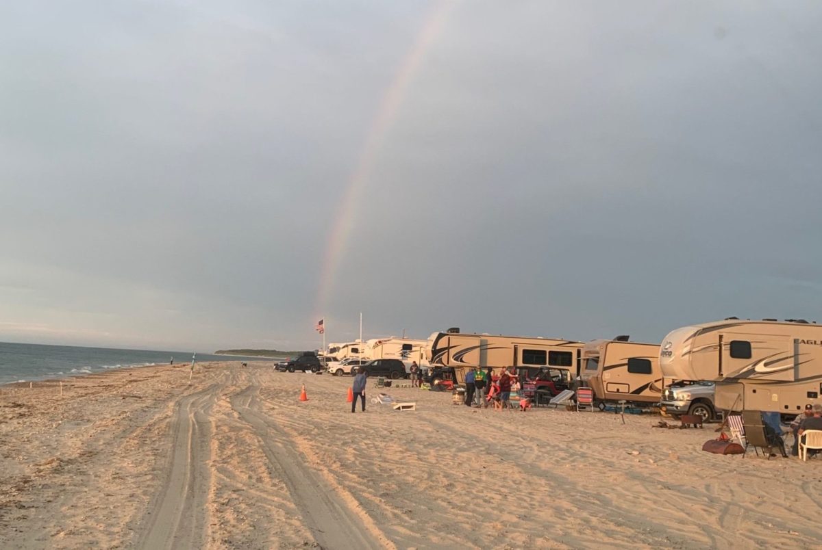There is nothing like camping on an outer beach, like Gin Beach in Montauk, campers say. Independent/Allen Bennett