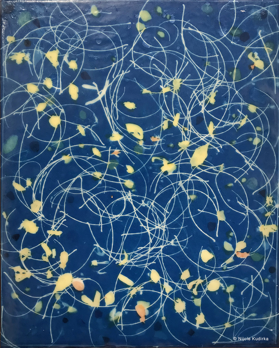 "Tobago Tides (#3 from Triptych)" by Nijole Kudirka at Alex Ferrone Gallery