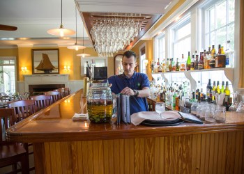 Inside the Rams Head Inn on Shelter Island North Fork