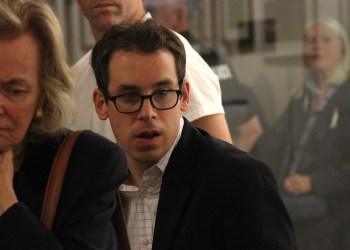 Joe McLoughlin in 2019 - lost his Southampton Village trustee seat in June of 2022