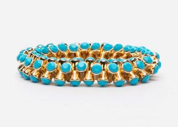 Stretch Bracelet in Turquoise, $112