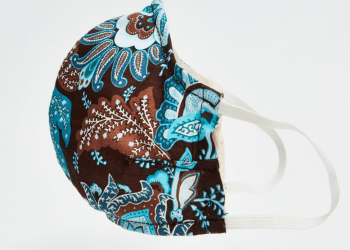 Vera Bradley Java Blue face mask, $8