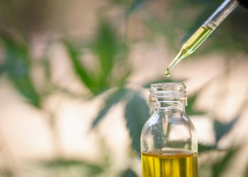 Hemp oil, Medical marijuana products including cannabis leaf,  cbd  and hash oil, alternative medicine