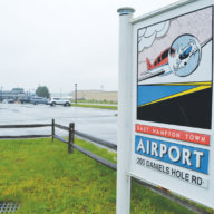 East Hampton Airport sign