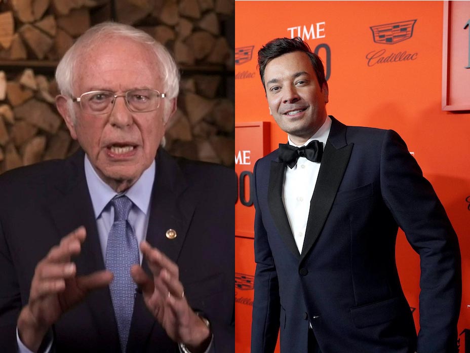 Bernie Sanders and Jimmy Fallon Election Prediction