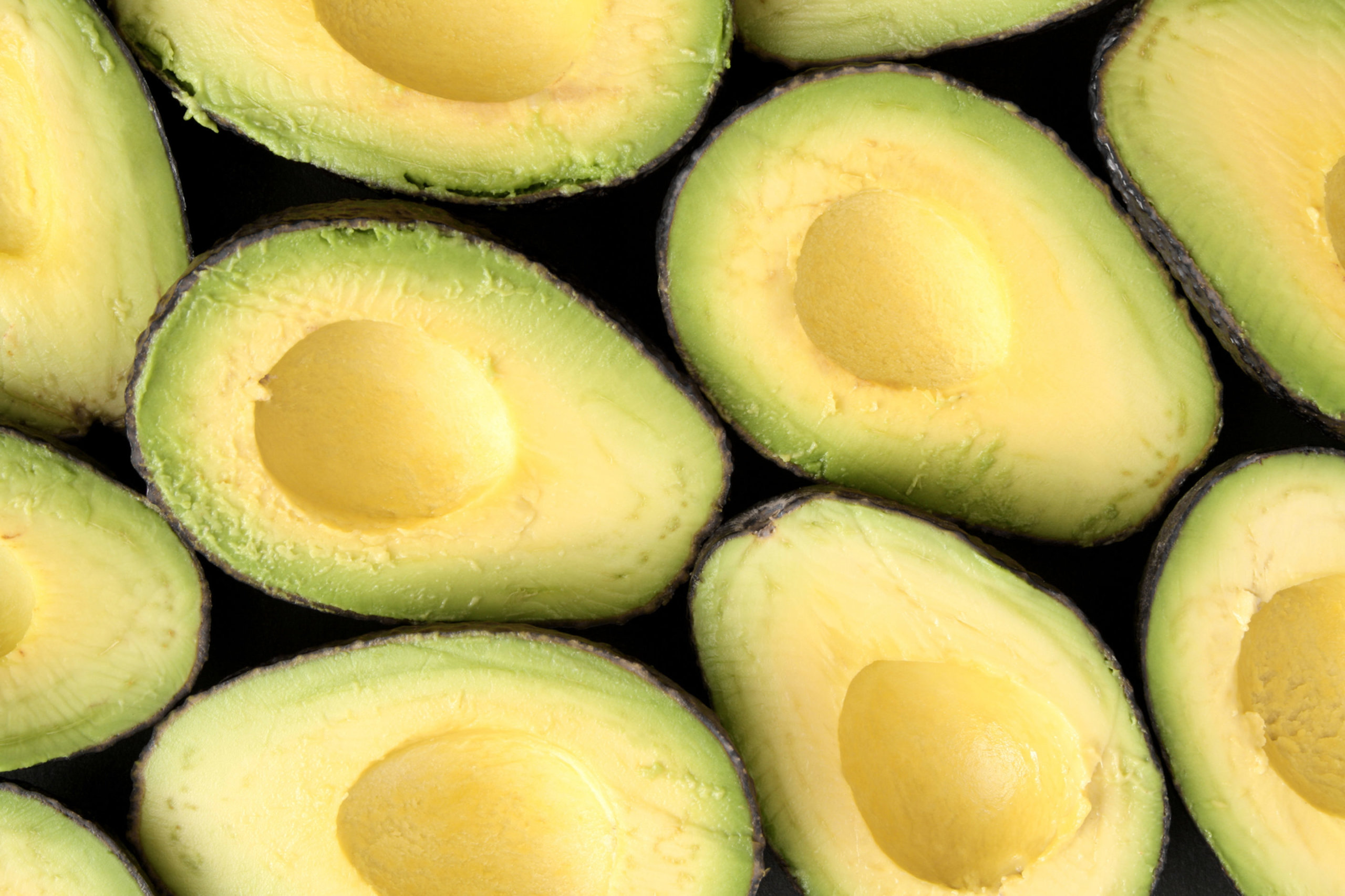 Avocado halves