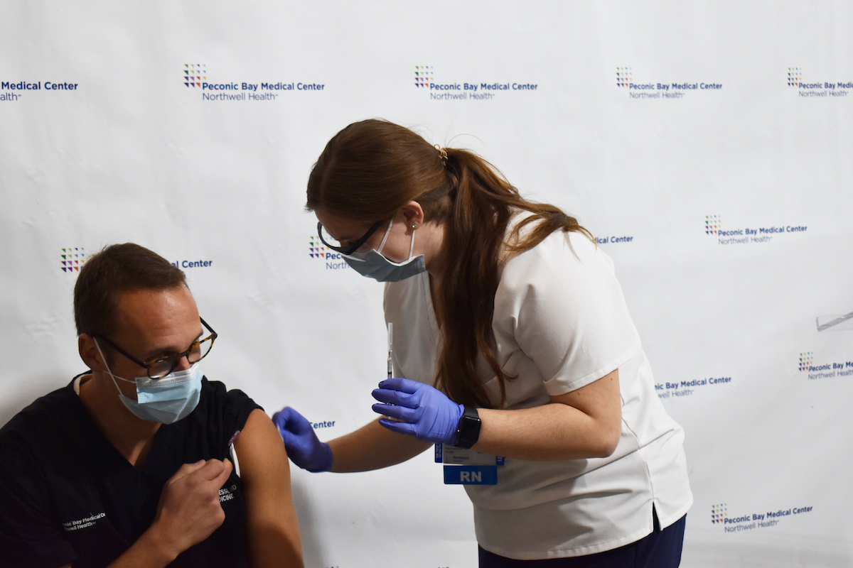 COVID-19 Vaccination at Peconic Bay Medical Center