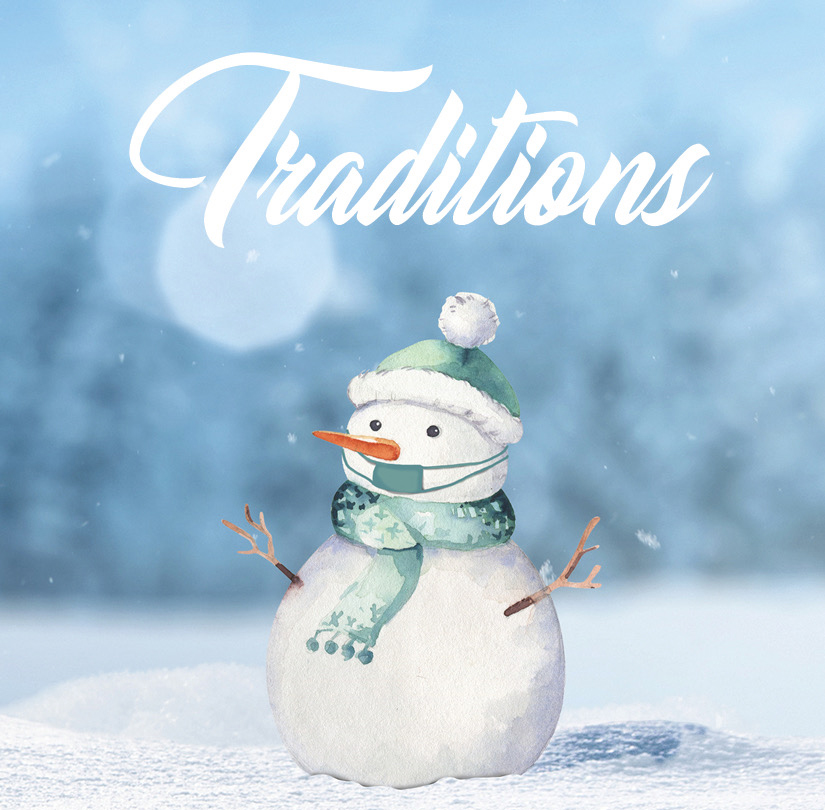 Our Virtual Holiday Show: Traditions poster.