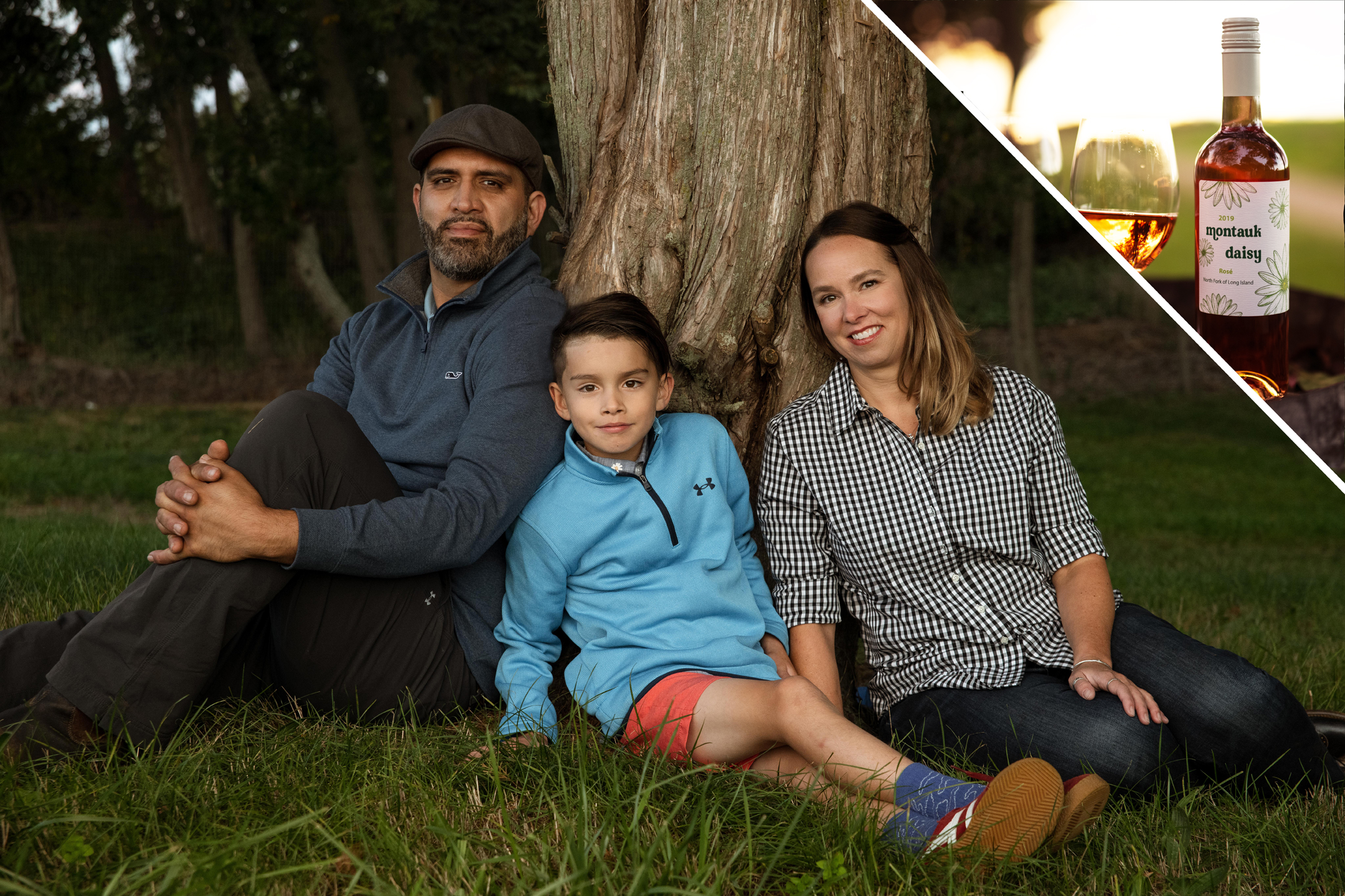 Montauk Daisy founders Juan and Bridget Micieli-Martinez and their son Benicio