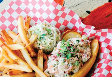 A lobster roll from Bostwick’s Chowder House.