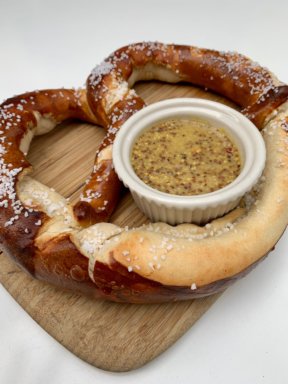 Rowdy Hall's Bavarian pretzel