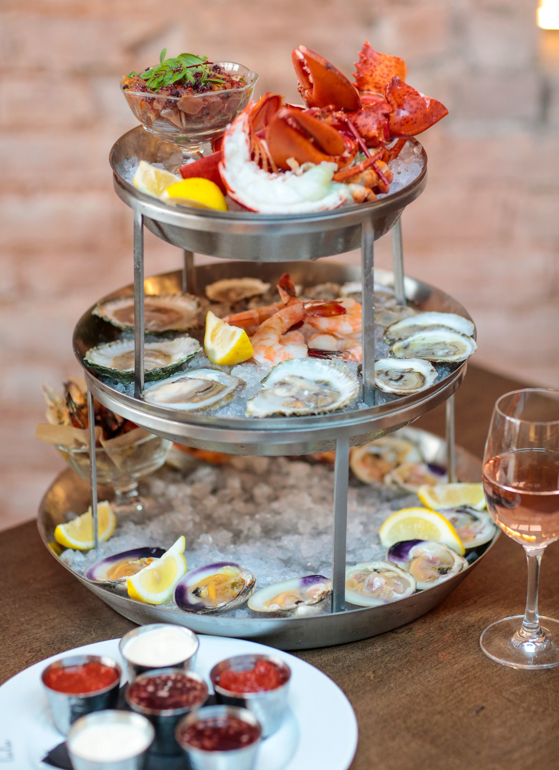 Lulu Kitchen & Bar's romantic raw bar platter