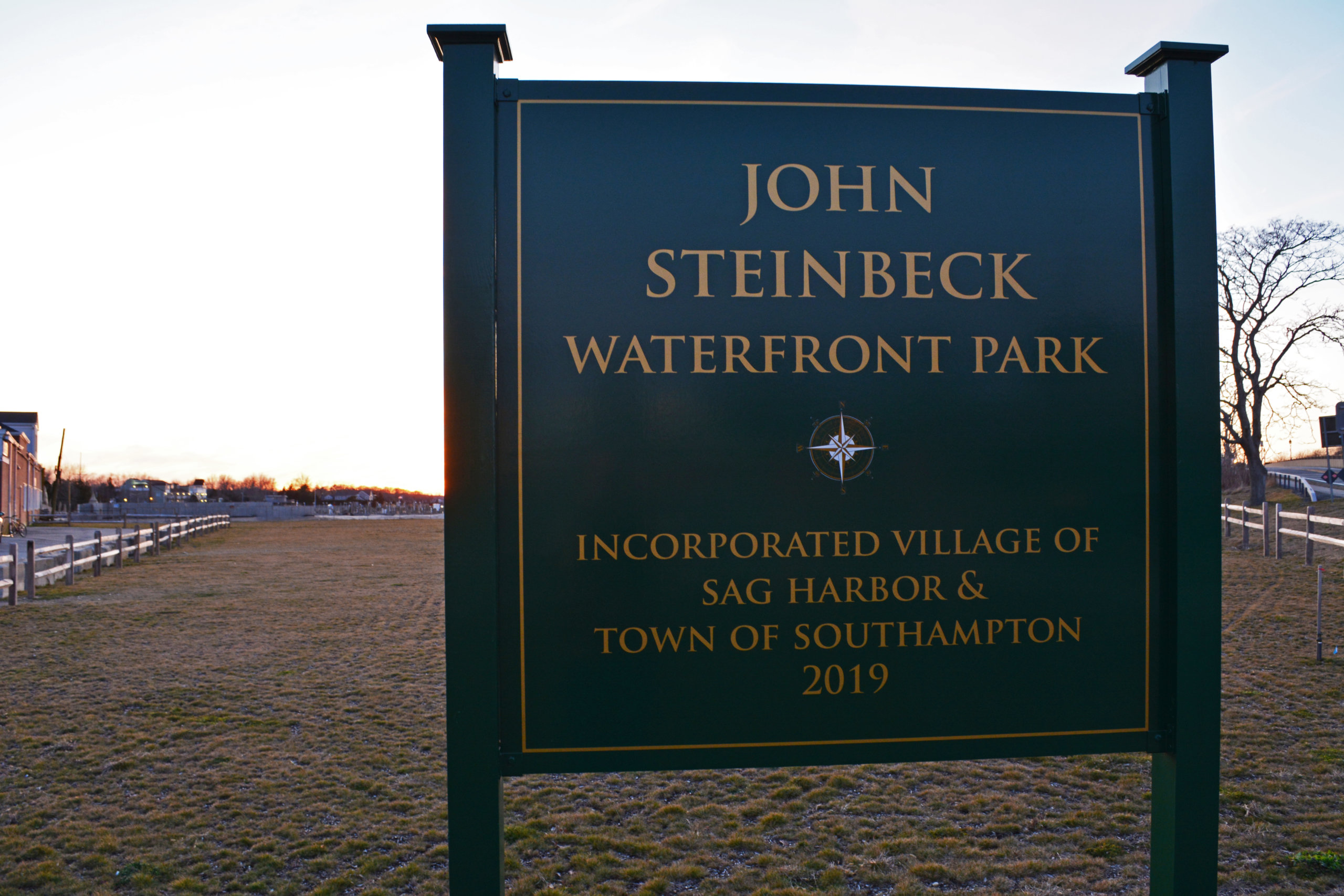 John Steinbeck Waterfront Park in Sag Harbor