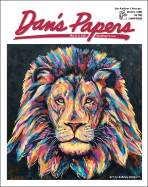 Aubrey Ashburn's art on the cover of the March 5, 2021 Dan's Papers issue.