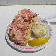 A lobster roll from The Clam Bar