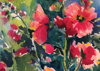 Debra Domingos' art on the cover of the April 30, 2021 Dan's Papers issue.